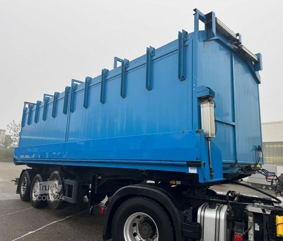 Kipper Auflieger GLORIA 3-Achs 1-Seitenkipper ALU Kohle Getreide