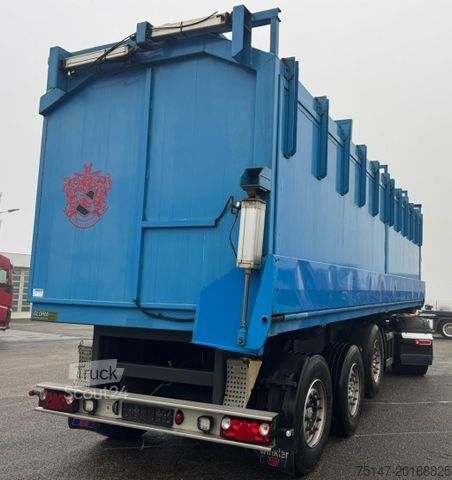 Kipper Auflieger GLORIA 3-Achs 1-Seitenkipper ALU Kohle Getreide