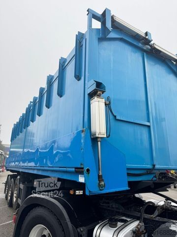 Kipper Auflieger GLORIA 3-Achs 1-Seitenkipper ALU Kohle Getreide