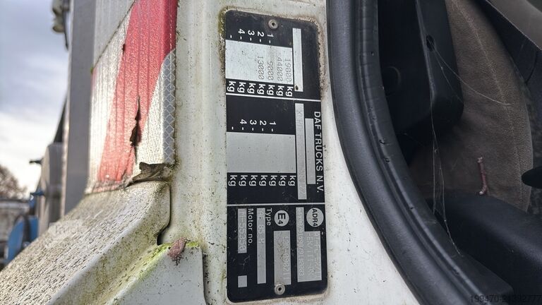 Superestructura de tanque DAF 85.410 Hydrocureur