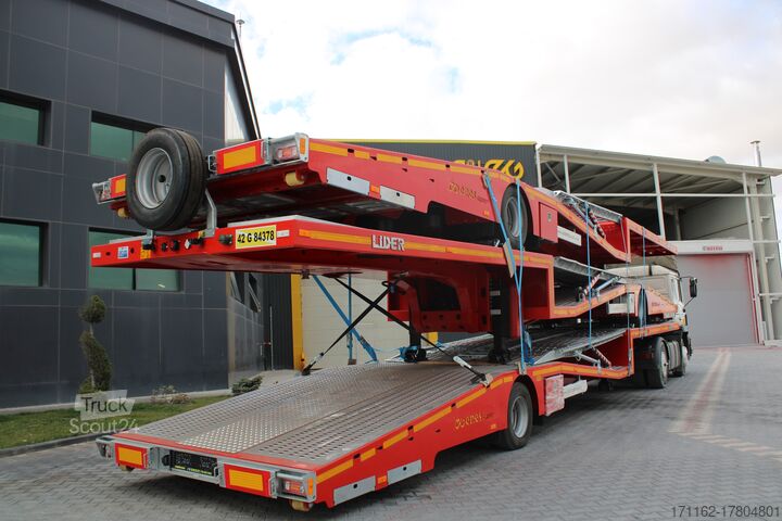 αυτοκίνητο που μεταφέρει ημιρυμουλκούμενο Lider 1 axle car carrier
