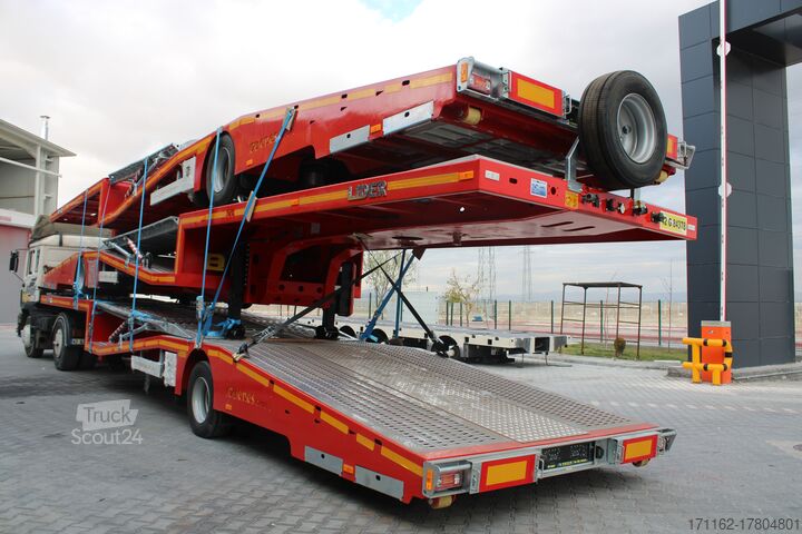 αυτοκίνητο που μεταφέρει ημιρυμουλκούμενο Lider 1 axle car carrier