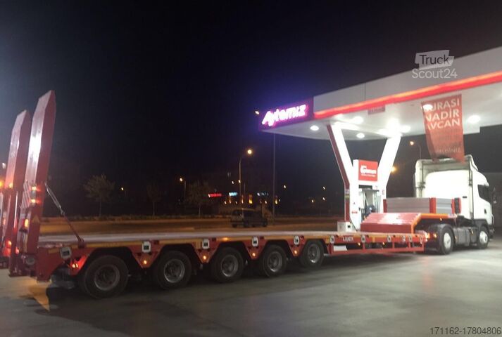 Dieplader voor het vervoer van bouwmachines Lider Lowbed 5 axles