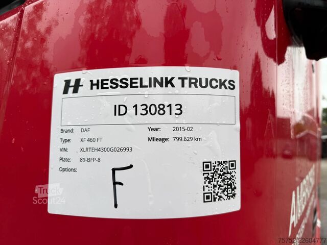 Standard-SZM DAF XF 460 4X2 Space Cab Hydraulic NL Truck APK/TUV...