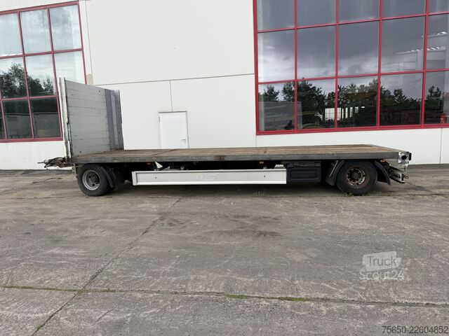 Avoperävaunu Fliegl ZPS180  2 Achs Jumbo-Plato- Anhänger