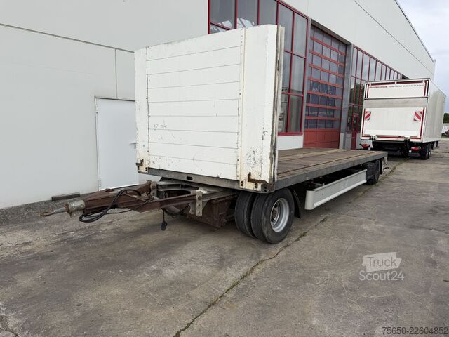 Avoperävaunu Fliegl ZPS180  2 Achs Jumbo-Plato- Anhänger