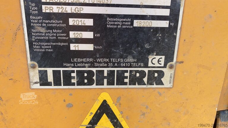Bulldozer Liebherr Pr 724 Lgp