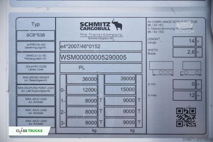 Semiremorcă frigorifică SCHMITZ CARGOBULL SKO FP 60 ThermoKing SLXi 300