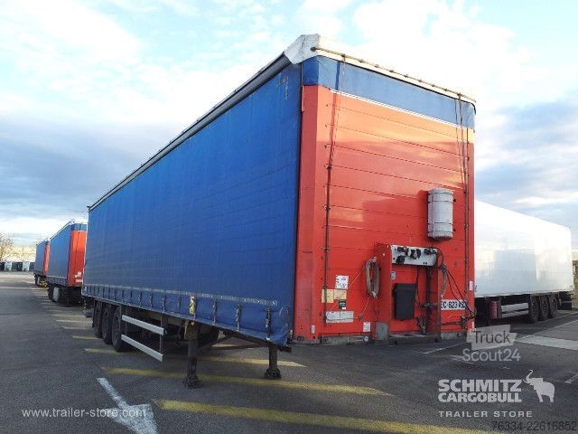 Semirremolque abierto con toldo Schmitz Cargobull Semitrailer Curtainsider Standard Hayon