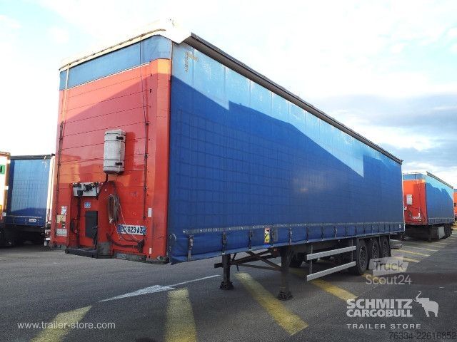 Semirremolque abierto con toldo Schmitz Cargobull Semitrailer Curtainsider Standard Hayon