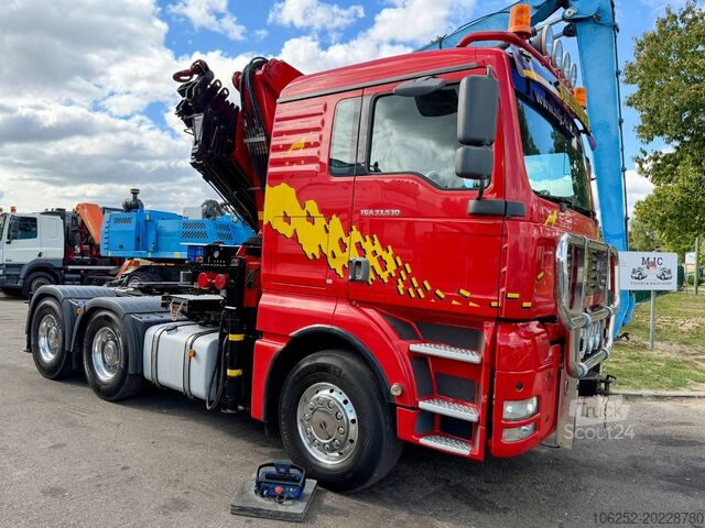 Tracteur standard MAN TGA 33.530 6x4 - 90T ZSM + KRAN HMF 3720 K6 (17...