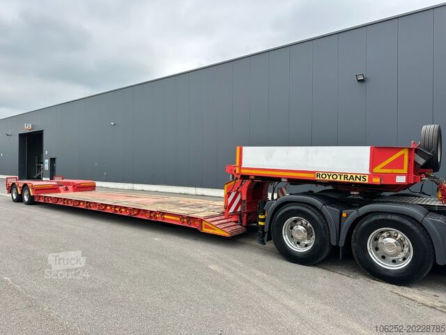 Surbaissé FAYMONVILLE 47.5T STBZ-2VA 8m +5m50 LOWBED - TIEFBETT / REM...