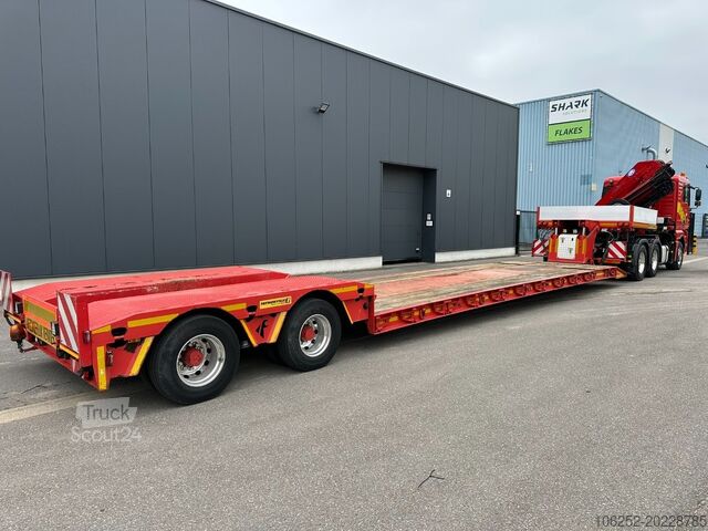 Surbaissé FAYMONVILLE 47.5T STBZ-2VA 8m +5m50 LOWBED - TIEFBETT / REM...