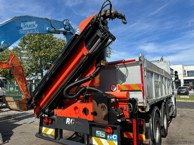 Ladepritsche Scania R520 6x4 PRITSCHE + KRAN PALFINGER PK 15002 A -...