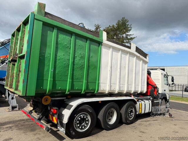 System ramion hakowych Volvo FM 420 8x2 HOOKLIFT + CRANE PALFINGER PK19.001 ...