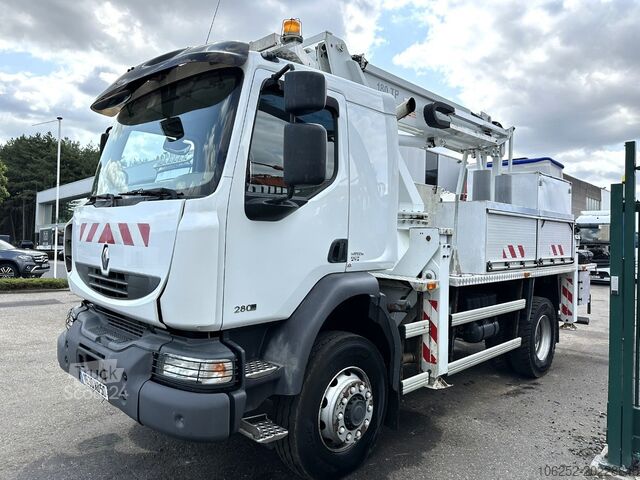 Plataforma elevatória Renault MIDLUM 280dxi 4x4 18m SKYLIFT / HUBARBEITSBÜHNE...