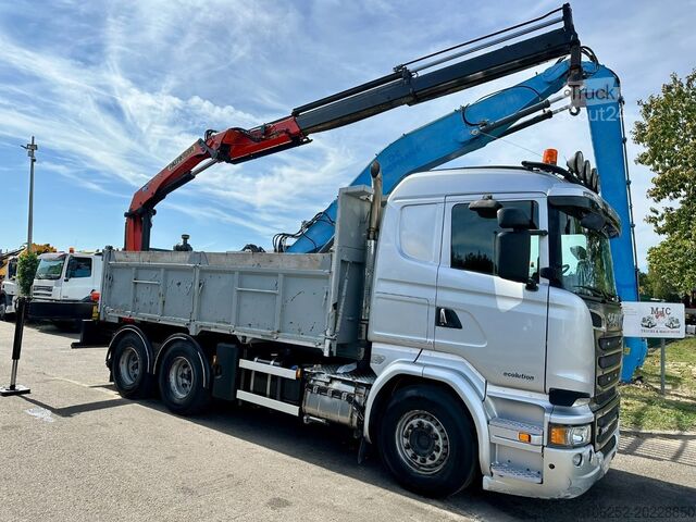 Standard-SZM Scania R520 6x4 TRACTOR  + TIPPER + CRANE PALFINGER PK...