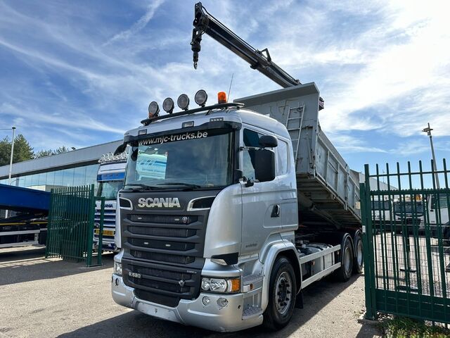 Standard-SZM Scania R520 6x4 TRACTOR  + TIPPER + CRANE PALFINGER PK...