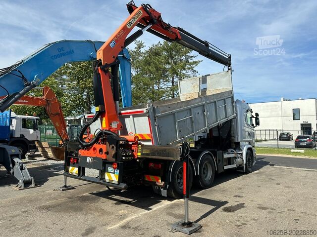 Standard-SZM Scania R520 6x4 TRACTOR  + TIPPER + CRANE PALFINGER PK...