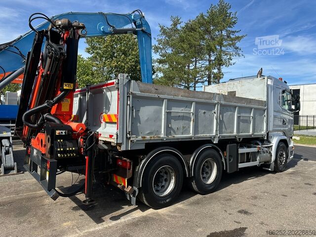 Standard-SZM Scania R520 6x4 TRACTOR  + TIPPER + CRANE PALFINGER PK...