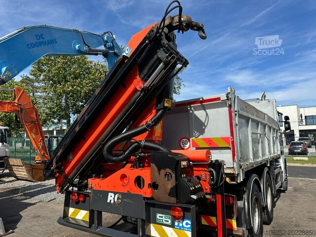 Standard-SZM Scania R520 6x4 TRACTOR  + TIPPER + CRANE PALFINGER PK...