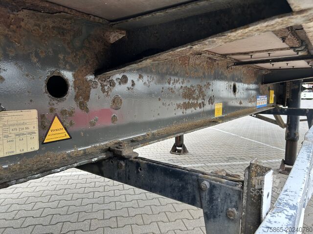 Bavul Krone SDP 27 / Box - Confectie / 3 axle BPW Drum / NL...