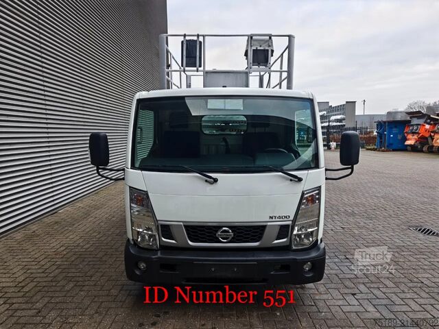 Hefplatform Nissan Cabstar 35.13 NT400 Multitel MS100