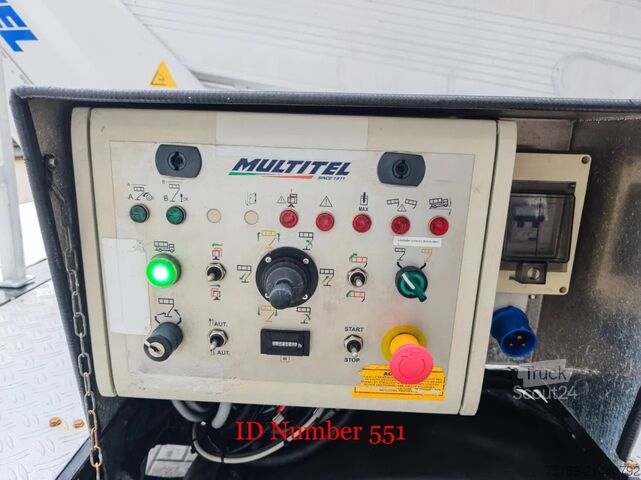 Hefplatform Nissan Cabstar 35.13 NT400 Multitel MS100