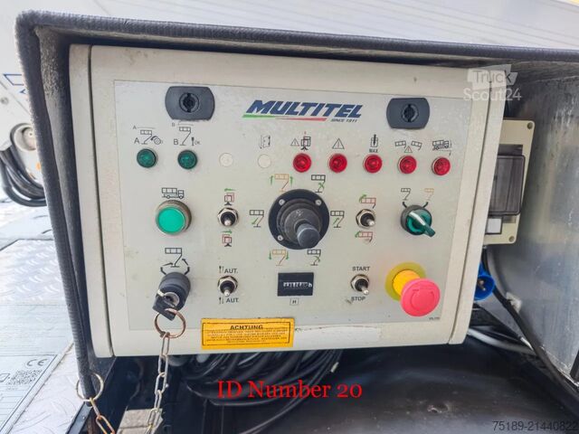 Hefplatform Nissan Cabstar 35.13 NT400 Multitel MS100