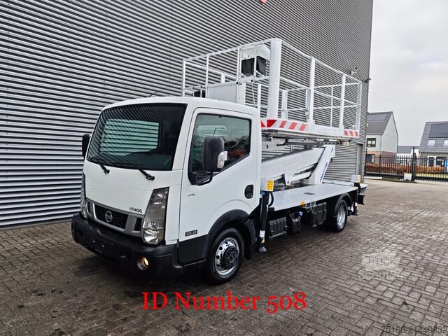 Hefplatform Nissan Cabstar 35.13 NT400 Multitel MS100