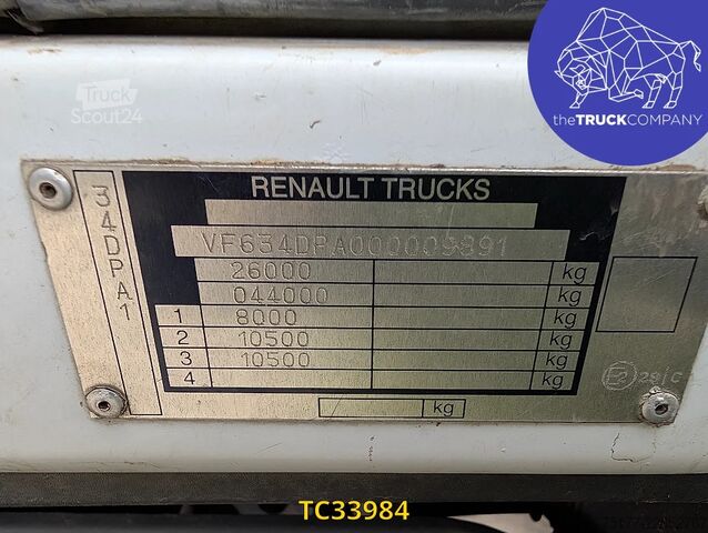 Přívěs na plošinu Renault Kerax 380