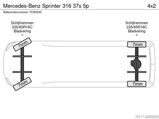 Bestelwagen Mercedes-Benz Sprinter 316 37s 5p