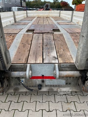 Tieflader Anhänger HUMBAUR HBTZ Tandem Tieflader Baumaschinentransport Ramp