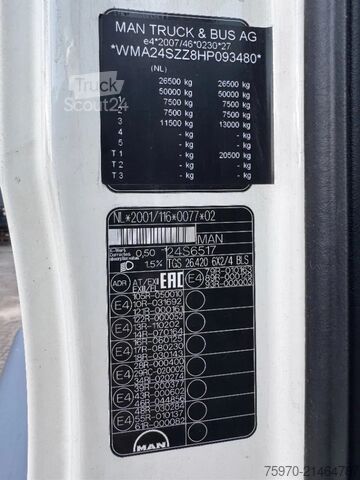 Substâncias perigosas MAN TGS 26.420 250.625km ADR EXII EXIII FL AT