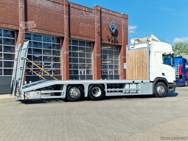 Fourgon porte-voitures Scania R450 Highline 6x2*4 - New Flatbed - Ramps - Ful...