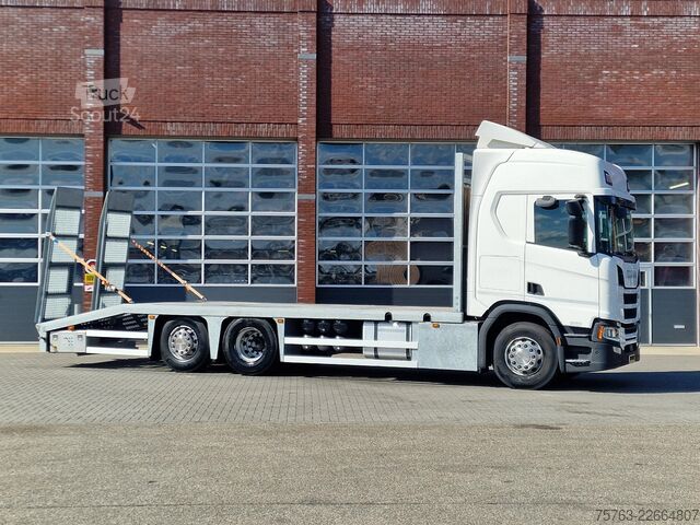 Fourgon porte-voitures Scania R450 Highline 6x2*4 - New Flatbed - Ramps - Ful...