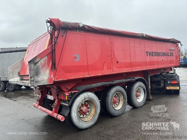 Polpriklopnik kiper Meierling Semitrailer Tipper Alu-square sided body 23m³