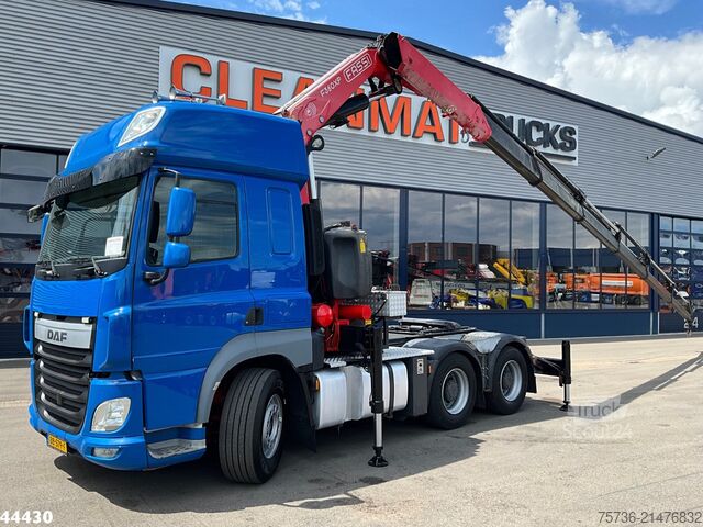 Camion-grue DAF FAT 85.510 6x4 Euro 6 Retarder Fassi 36 Tonmete...