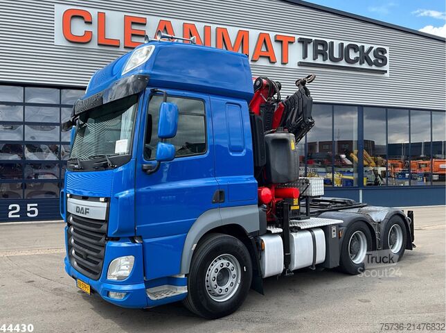 Camion-grue DAF FAT 85.510 6x4 Euro 6 Retarder Fassi 36 Tonmete...