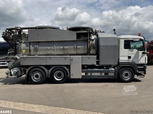 Véhicule aspirant Man TGS 28.440 FFG Flensburger 12,5m³ Saug/Spul com...