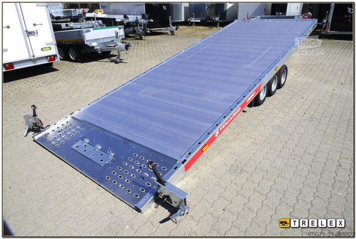 Car carrier trailer Tema Carkeeper 4820/3P- Alupaneelboden 3achs