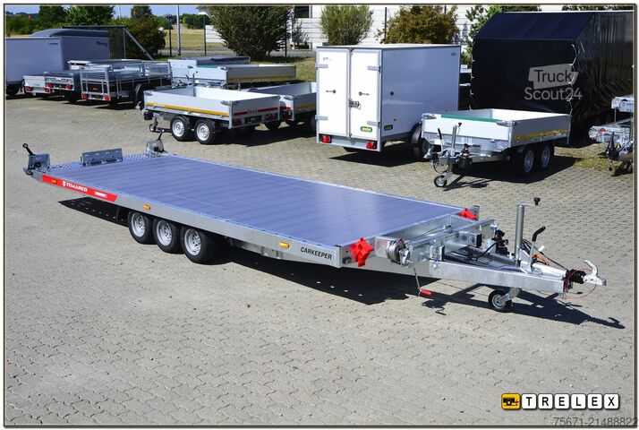 Car carrier trailer Tema Carkeeper 4820/3P- Alupaneelboden 3achs