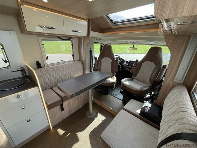 Half-integraal camper BÜRSTNER Limited T 727 face to face,Hubbett,SAT