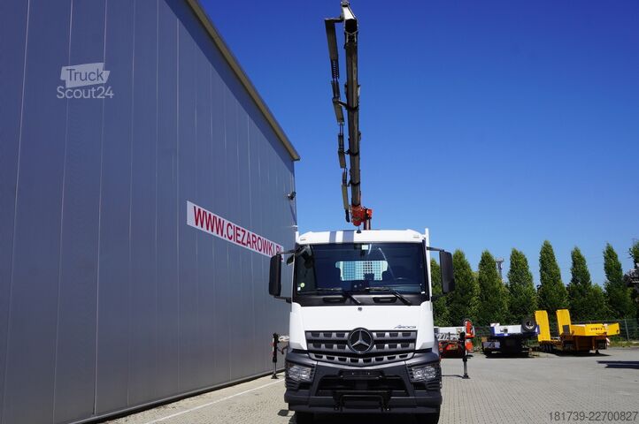 Platform met kraan Mercedes-Benz Arocs 2536 6x2 / 200 tho.km / Fassi F195