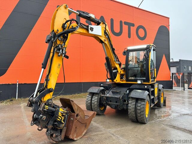 Wheel excavator JCB Hydradig 110W 2 BUCKETS / TILTROTATOR / AC / CE...