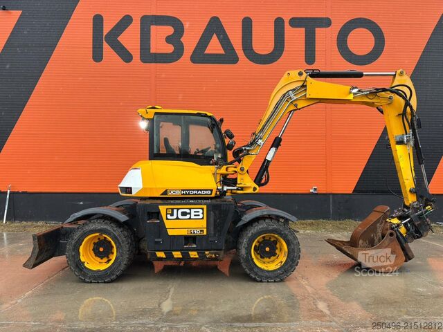 Wheel excavator JCB Hydradig 110W 2 BUCKETS / TILTROTATOR / AC / CE...