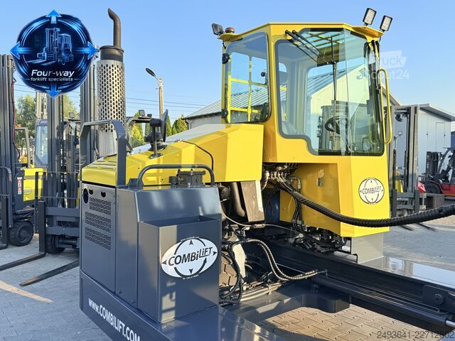 τετραπλής κατεύθυνσης περονοφόρο όχημα Combilift C5000 XL GAS TRIPLEX 6920 FORK POSITIONE