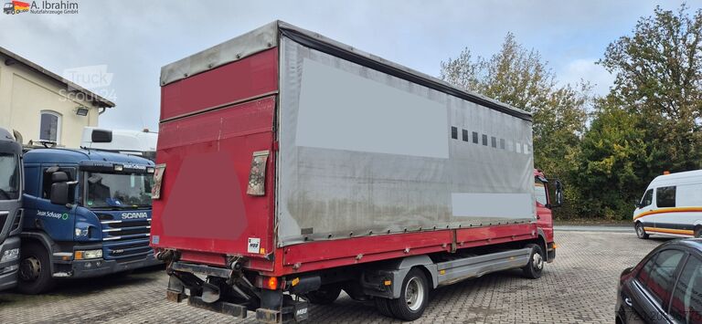 Gardinsided kassevogn Mercedes-Benz 823 LBW | Radstand 4900 mm | 7.2 m Pritsche Klima | 3 Pedals