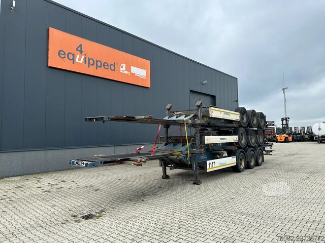 Transport af containere Krone stack of 3x 2013/2014 KRONE 40FT/45FT chassis /...