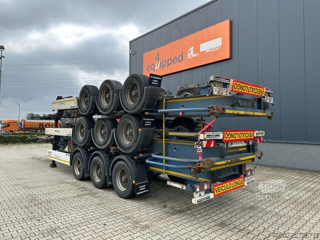 Transport af containere Krone stack of 3x 2013/2014 KRONE 40FT/45FT chassis /...
